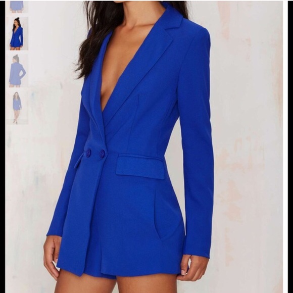 Brand New Tuxedo Romper - Picture 2 of 4